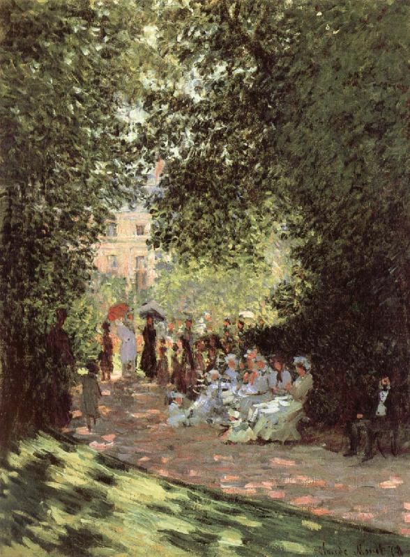 Monceau Park, Claude Monet